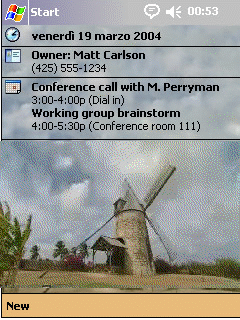 好酷的桌面...會動耶，真神奇...