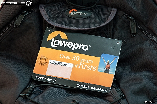 [入手&分享] 我的外拍包 = Lowepro Rover AW II =