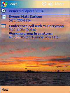 好酷的桌面...會動耶，真神奇...