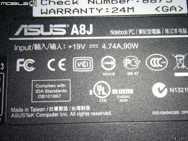 [分享]華碩Core2新機 A8Js 入手拆箱報告