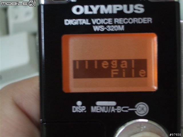 OLYMPUS WS-320M 錄音筆疑問請教