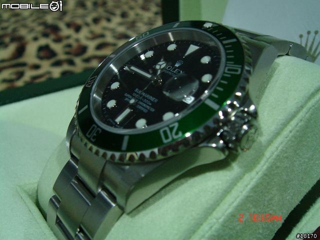 [分享]ROLEX 16610(綠水鬼)和168622(鉑金遊艇-中型)