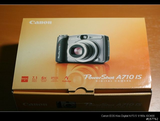 CANON A710 IS 公司貨開箱文