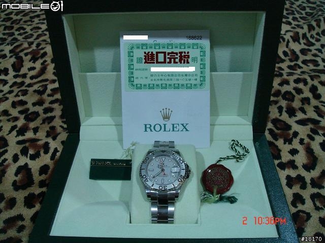 [分享]ROLEX 16610(綠水鬼)和168622(鉑金遊艇-中型)