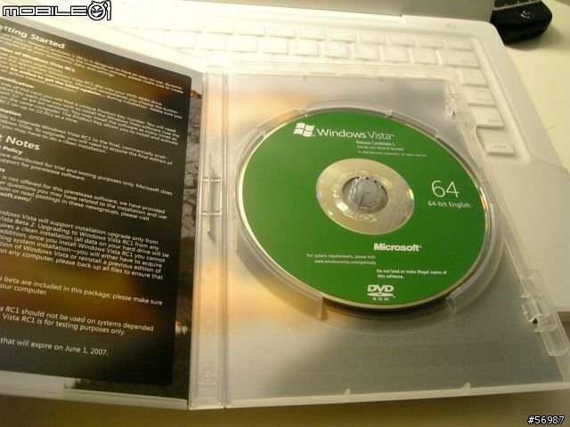[分享] Microsoft Windows Vista RC1 on Macbook 2.0
