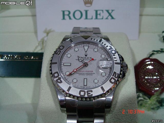 [分享]ROLEX 16610(綠水鬼)和168622(鉑金遊艇-中型)