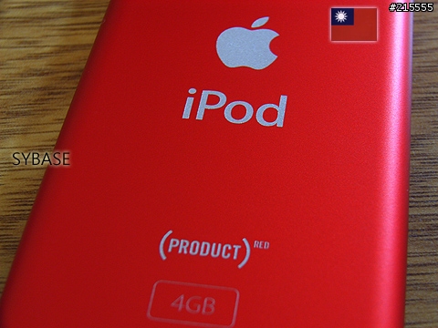 iPod nano (PRODUCT) RED 4G特別版到手~
