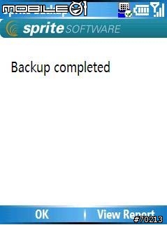 Sprite Backup v5.1 smartphone WM5 專用版本功能說明～