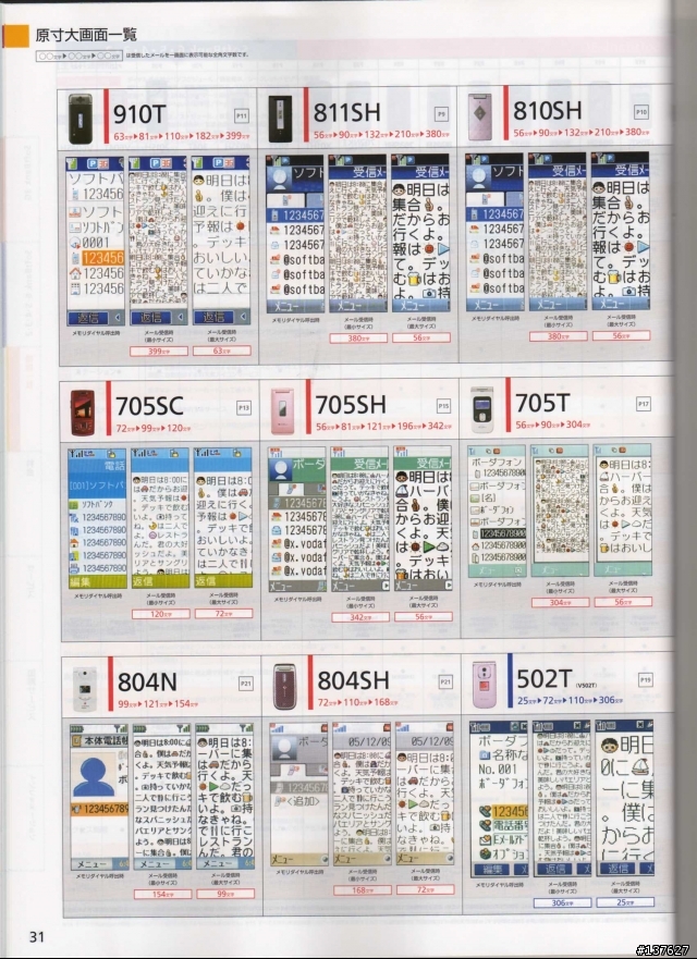 SoftBank CATALOGUE 10月 DM (34 pix 在中)