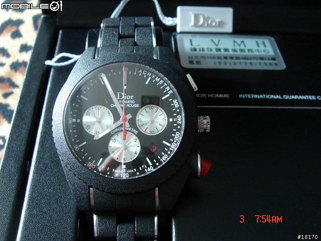 [分享]DIOR HOMME BLACK TIME 天文台飛行計時碼錶(2006/10/3補新照)