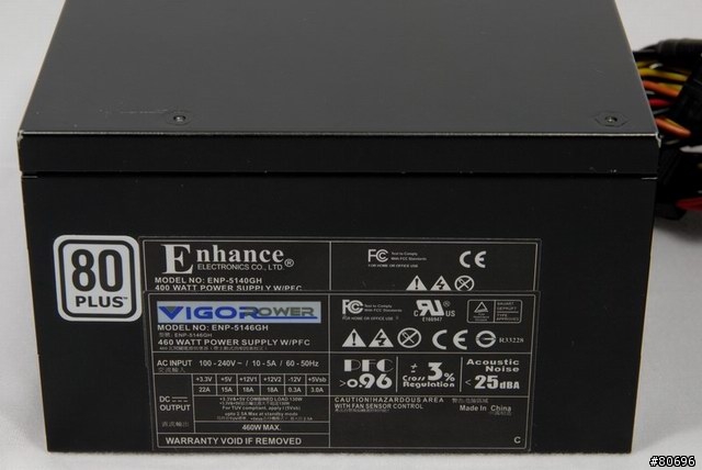 [測試]Enhance E80 400W電源供應器簡介及測試