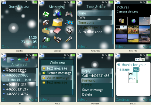 [K800i/W850i] Original themes from K800 and W850 + Slim&J 全智賢 Wallpaper