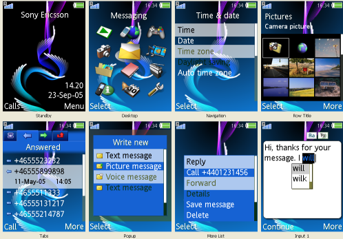[K800i/W850i] Original themes from K800 and W850 + Slim&J 全智賢 Wallpaper