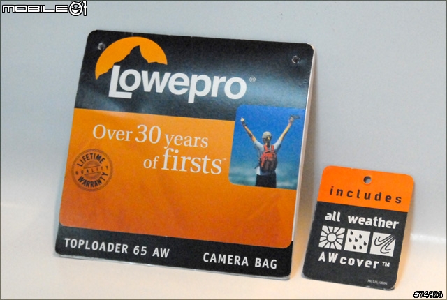 [分享]一機一鏡好搭檔Lowepro Toploading 65 AW