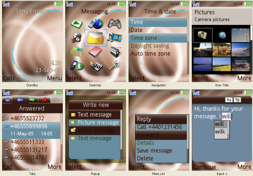 [K800i/W850i] Original themes from K800 and W850 + Slim&J 全智賢 Wallpaper