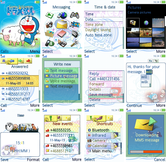 [W850i] 小叮噹 / 新主題《綠》