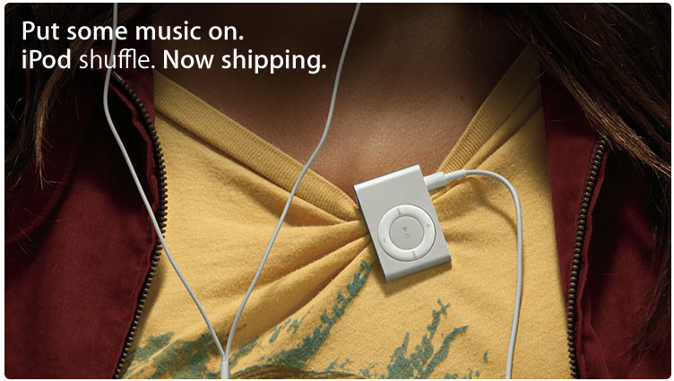 [分享]Apple.com的三張iPod Shuffle照片！