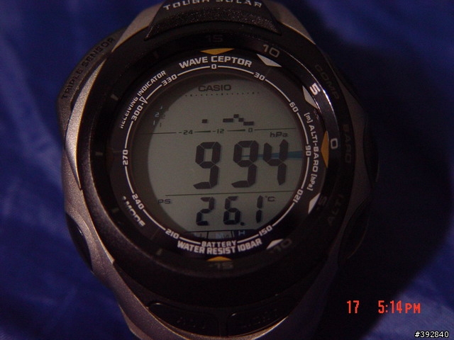 [分享]準時,是一種美德,在山上也一樣~ Casio PRW-1200TJ