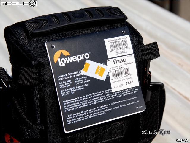 [分享]小相機的平價歸宿Lowepro Nova Micro AW相機包