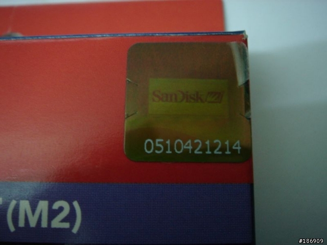 [分享]新購入SanDisk  M2 512MB 記憶卡
