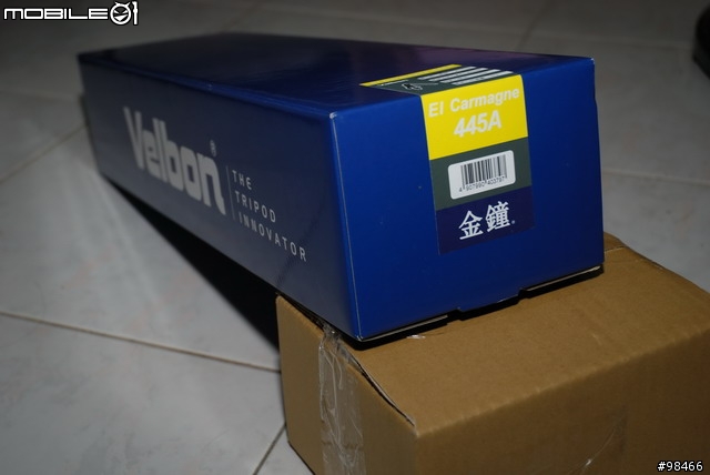 [分享] 機車族適用~輕量化好配備 - Velbon EL Carmagne 445A 碳纖維腳架