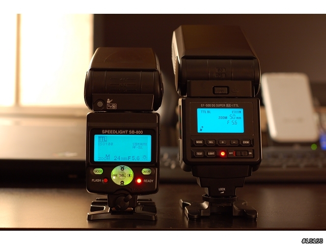 [分享] 原廠神燈Nikon SB-800 vs. 窮人神燈 Sigma EF-500 DG Super