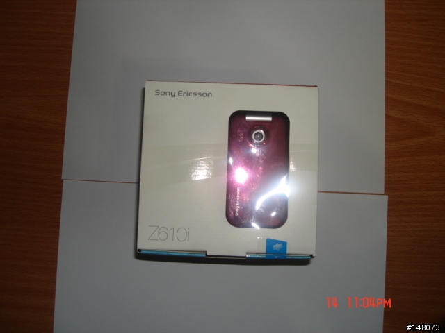 [分享]$ONY Ericsson Z610i粉紅機 開箱照