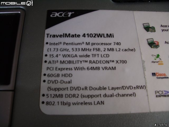 [分享]手太賤脫光光又一篇之acer TM4102