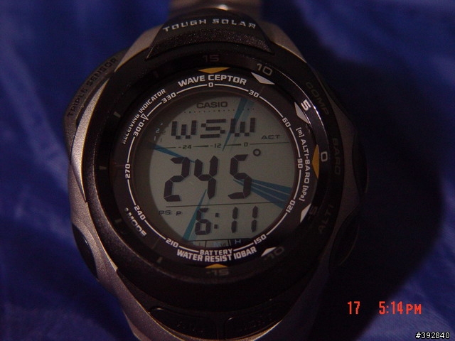 [分享]準時,是一種美德,在山上也一樣~ Casio PRW-1200TJ