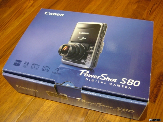 [勸敗] CANON-S80 我只負責開箱不勸敗 真的真的主要不是勸敗喔