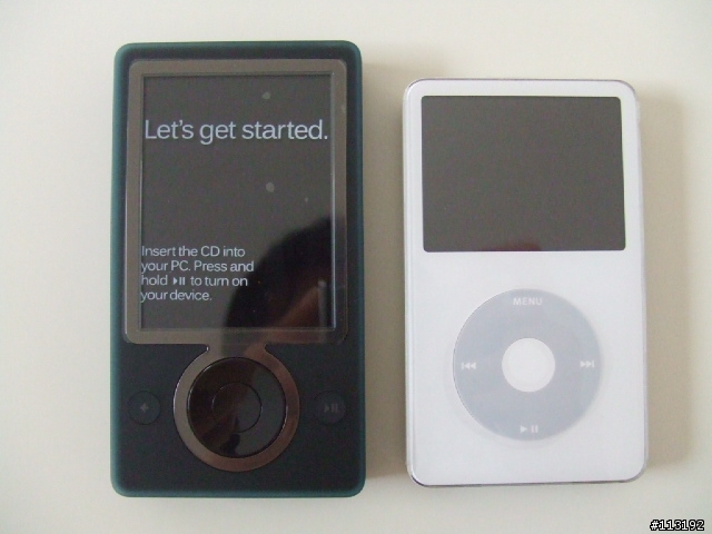 M$ Microsoft Zune 30G 暗黑搖滾    !開箱報告!