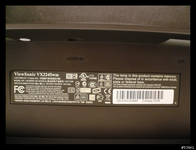 初秋新玩物。充滿驚奇的VX2245wm ViewDock 22” HD Widescreen LCD
