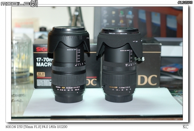 兄弟鬩牆-- SIGMA 17-70mm F2.8-4.5 DC Macro  VS. 18-125 F3.5-5.6