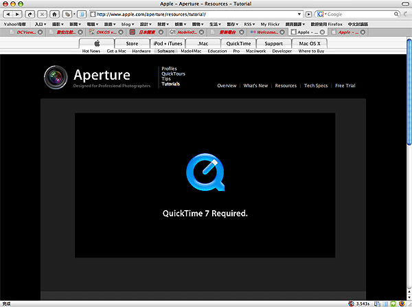 [求助]Firefox 瀏覽器 QuickTime的播放問題