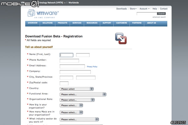 [分享]試試VMWare Fusion Beta吧!!