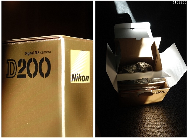 [開箱]等了一個半月的"滿5000送500"的 Nikon D200終於來了~~
