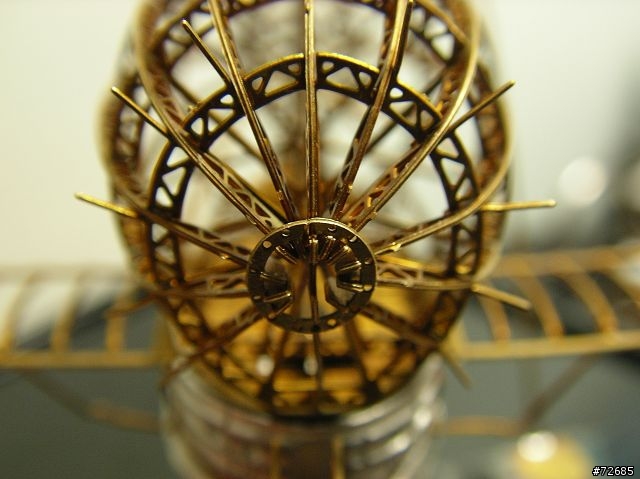 天空之城海盜金屬模型船 (圖多) Laputa Airship of Viking Tigermoth