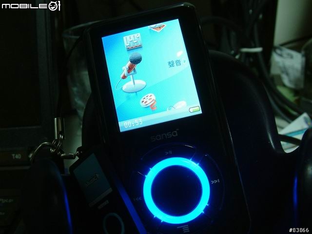 一抹幽藍~ Sandisk sansa e260