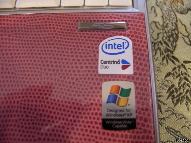 [分享]ASUS S6F 粉鑽桃色皮革機 (送老媽的聖誕禮)