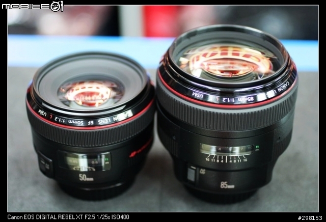 Canon EF 50mm f/1.2L USM 新兵入列~~(新增85mm f/1.2 L II 胖胖雙鏡合照)