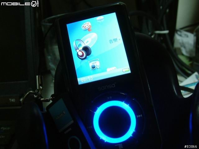 一抹幽藍~ Sandisk sansa e260