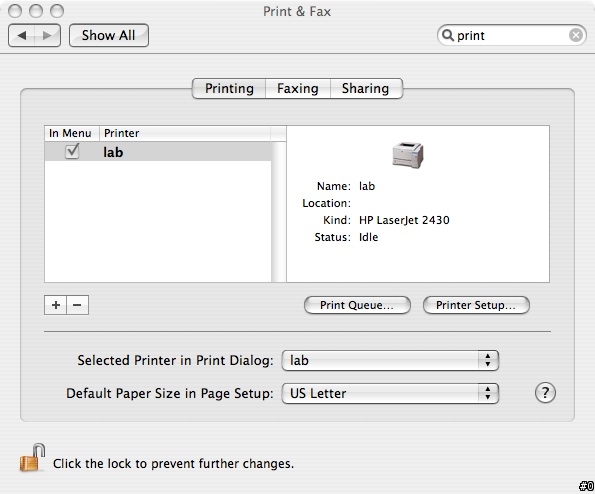 mac 取存printer on windows server 2003