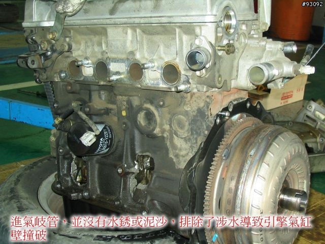 圖50張, 我的TOYOTA premio神話?12萬引擎撞破2缸, 機件全部脫光光篇