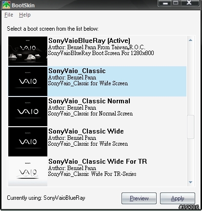 [原創分享] 我的 SONY VAIO 風格論（二）系統開機畫面-自製教學篇