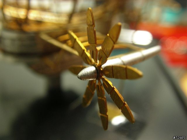 天空之城海盜金屬模型船 (圖多) Laputa Airship of Viking Tigermoth