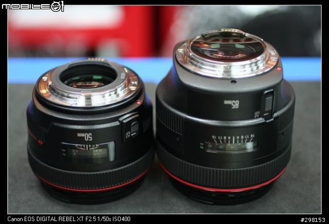 Canon EF 50mm f/1.2L USM 新兵入列~~(新增85mm f/1.2 L II 胖胖雙鏡合照)