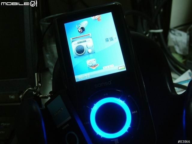一抹幽藍~ Sandisk sansa e260