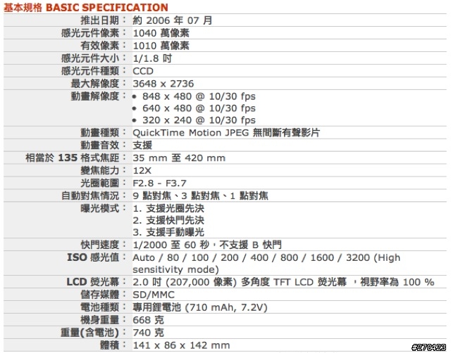 在DC和DSLR迴圈中我選擇了DMC-FZ50 （多圖！）