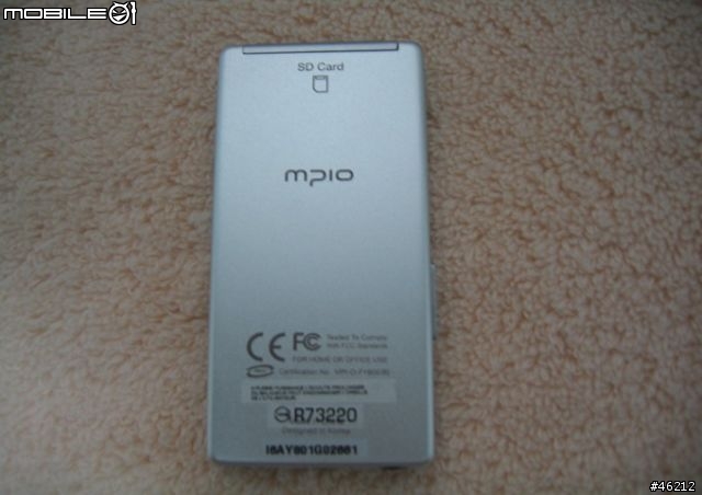 [分享]Mpio FY800 開箱報告