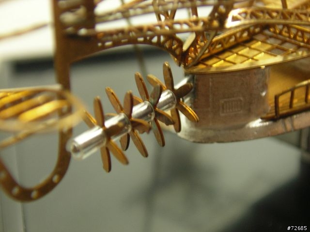 天空之城海盜金屬模型船 (圖多) Laputa Airship of Viking Tigermoth